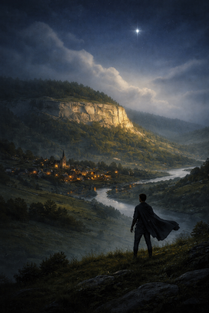 Concept Boekomslag van Het Manuscript van de Stilte, een fantasyroman